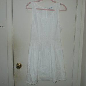 American Eagle Eyelet Dress White Size 10